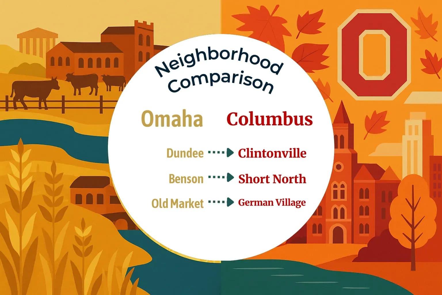Omaha vs Columbus Neighborhood Comparison