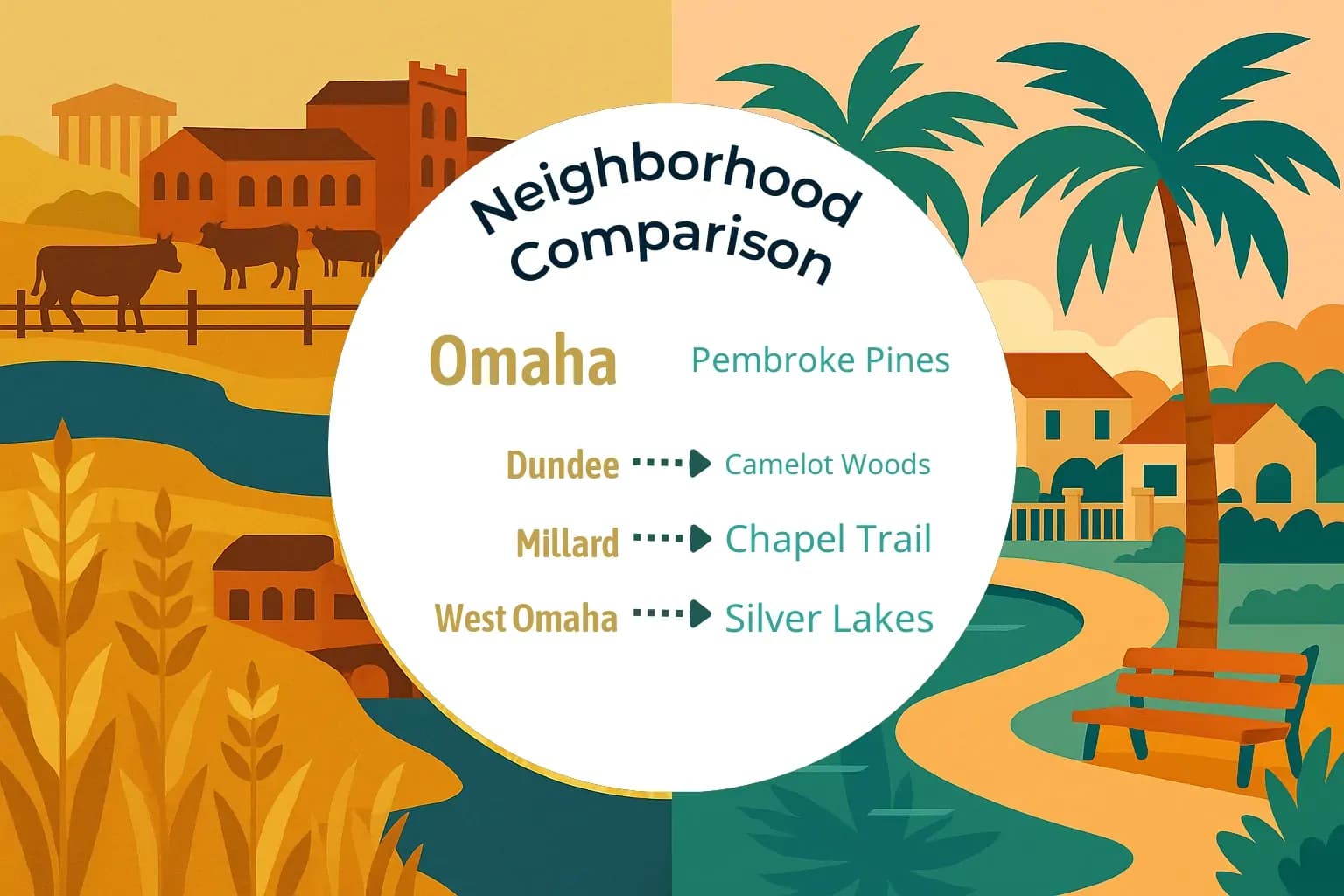 Omaha vs Pembroke Pines Neighborhood Comparison