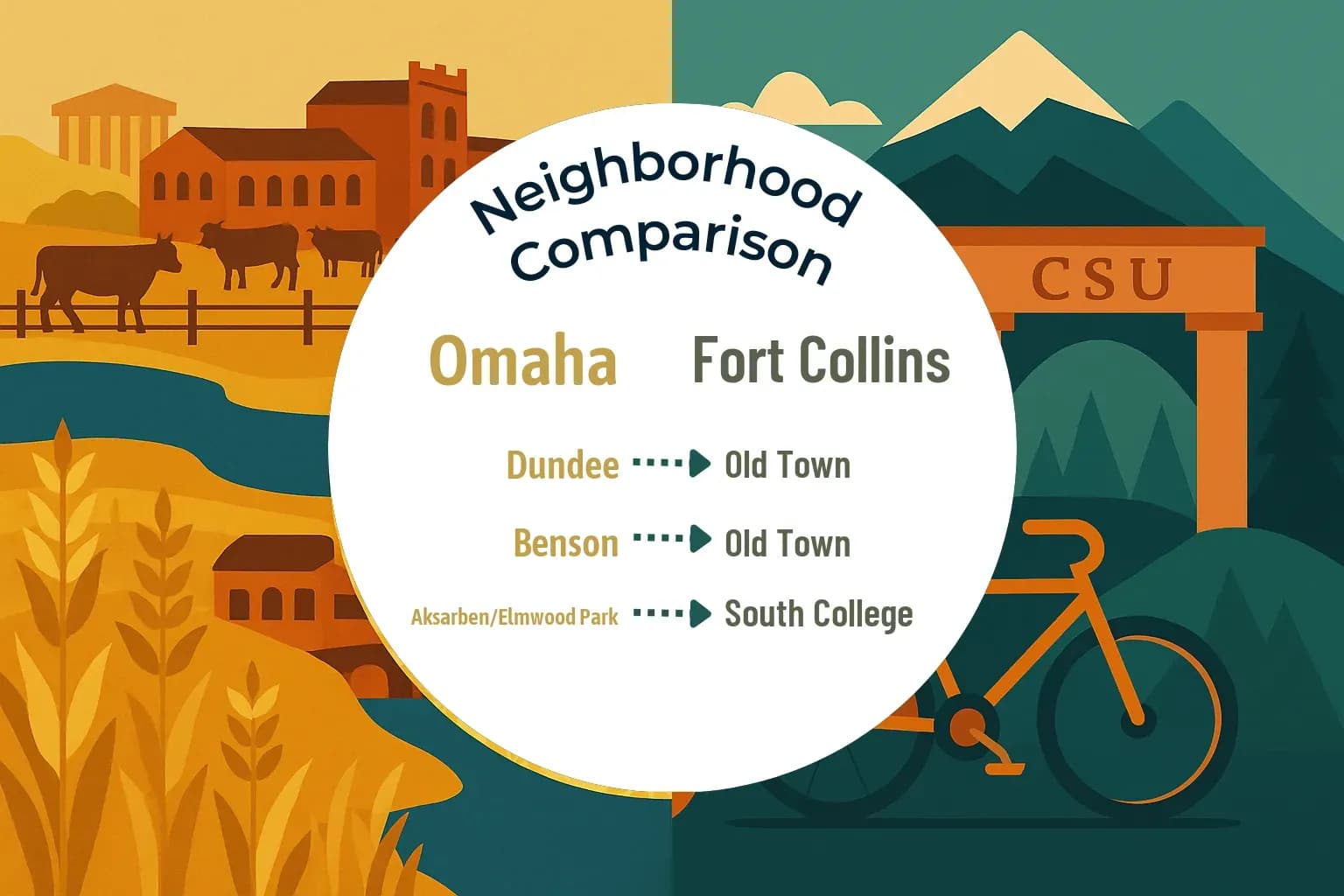 Omaha vs Fort Collins Neighborhood Comparison