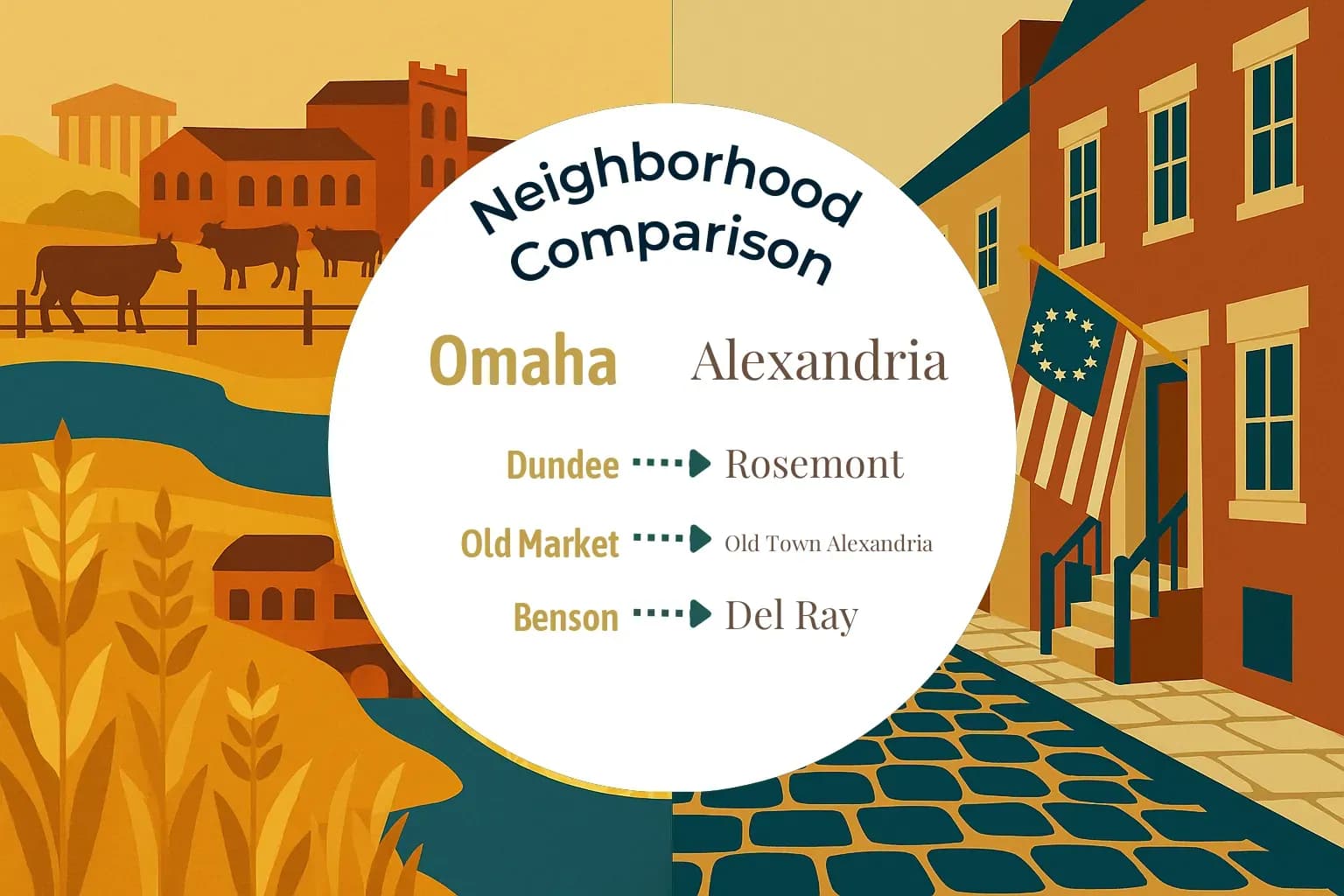 Omaha vs Alexandria Neighborhood Comparison
