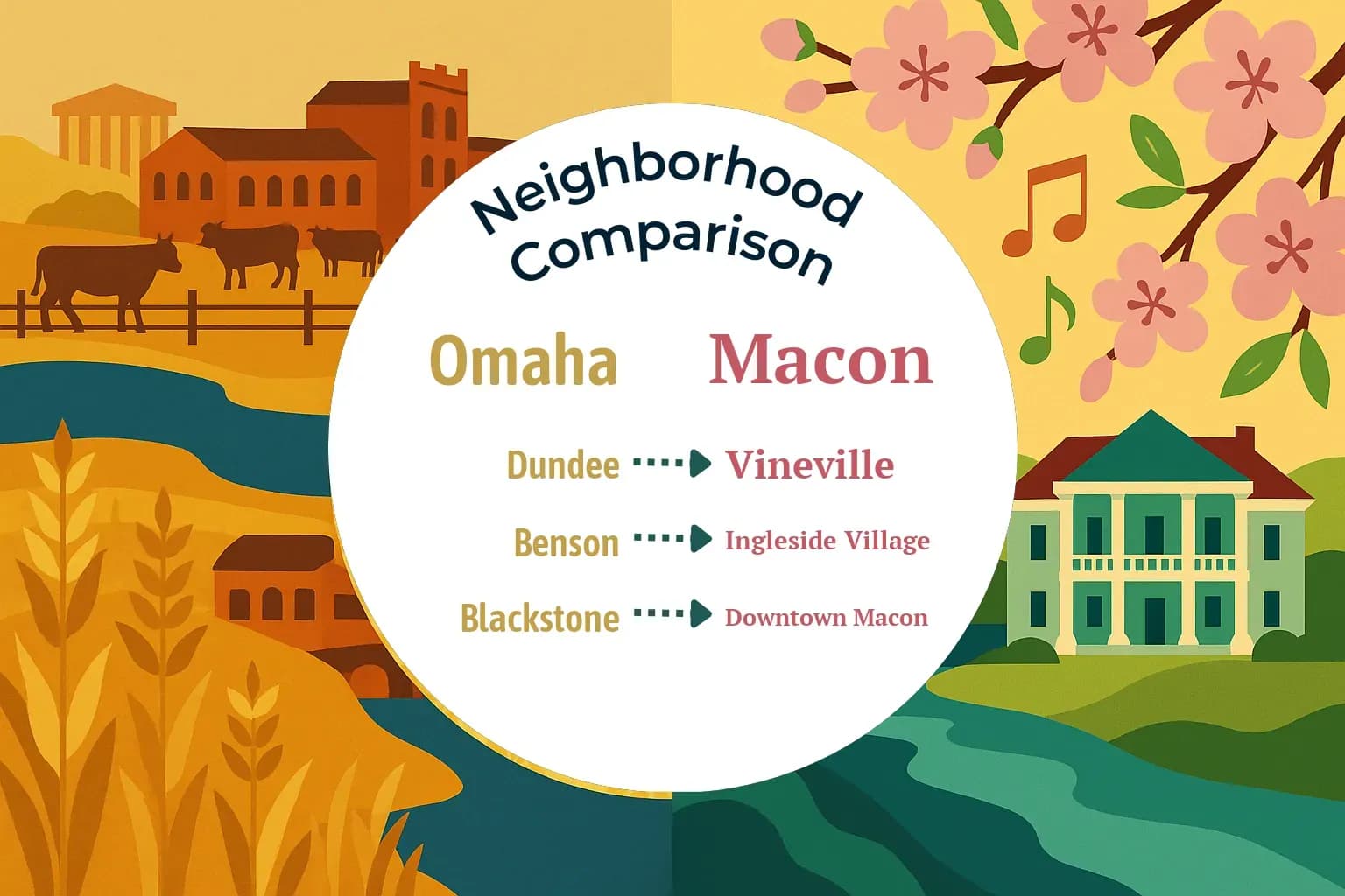 Omaha vs Macon Neighborhood Comparison