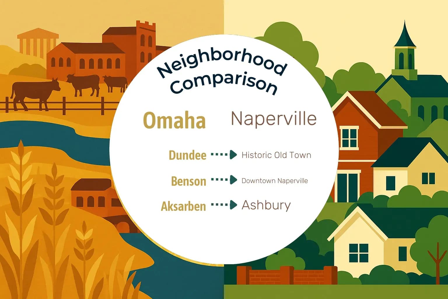 Omaha vs Naperville Neighborhood Comparison
