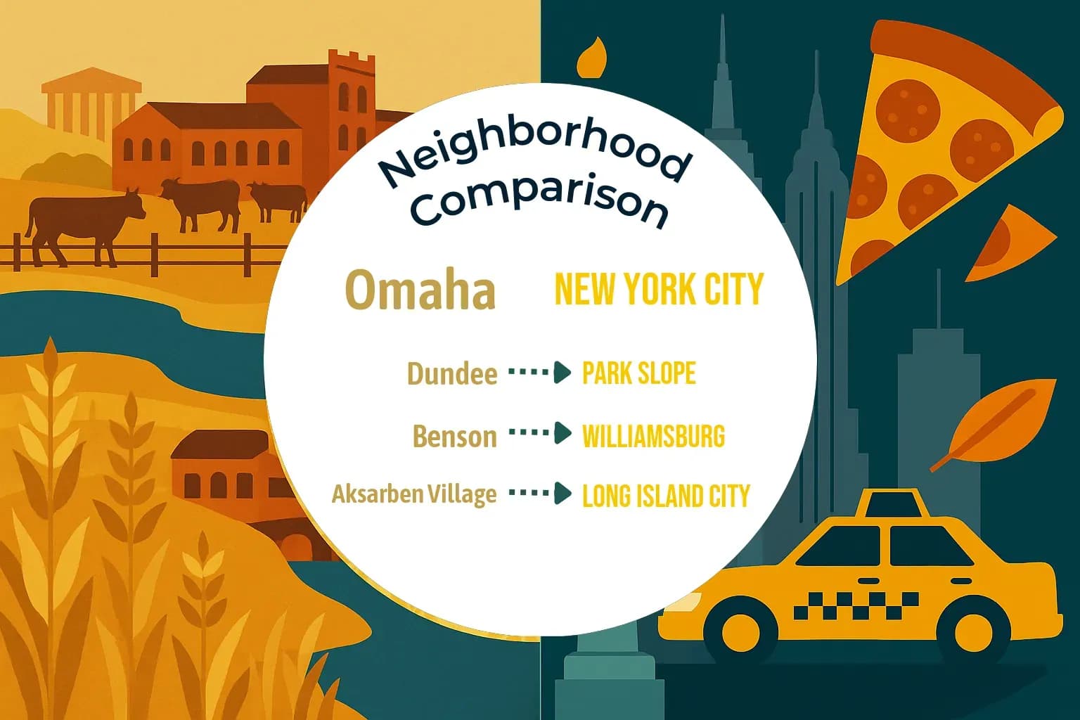 Omaha vs New York City Neighborhood Comparison