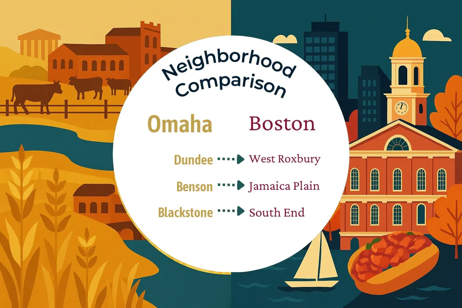 Omaha vs Boston Neighborhood Comparison
