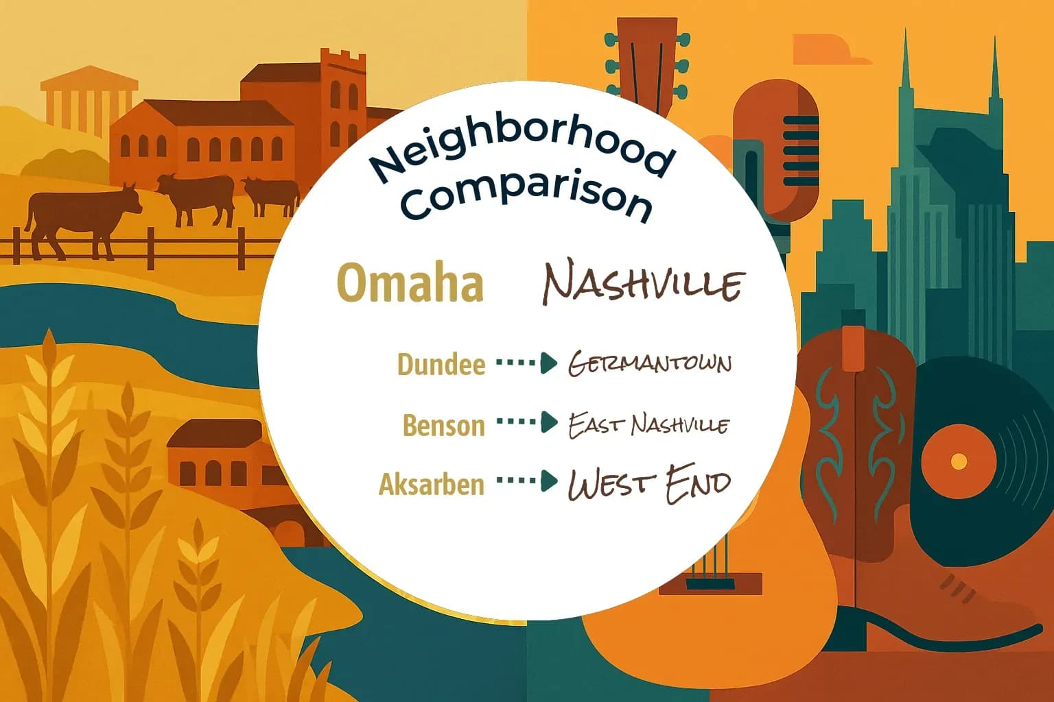 Omaha vs Nashville Neighborhood Comparison