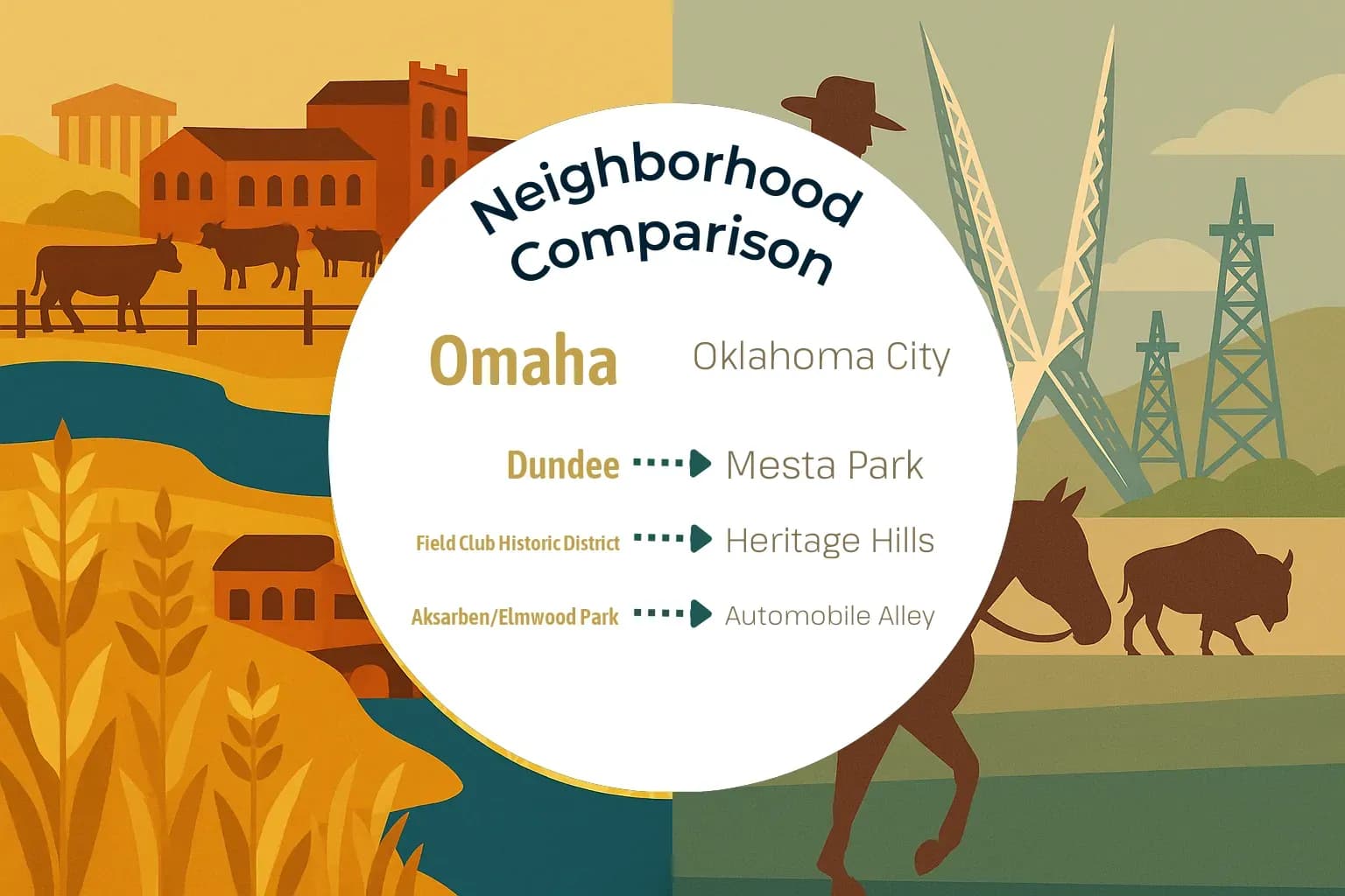 Omaha vs Oklahoma City Neighborhood Comparison