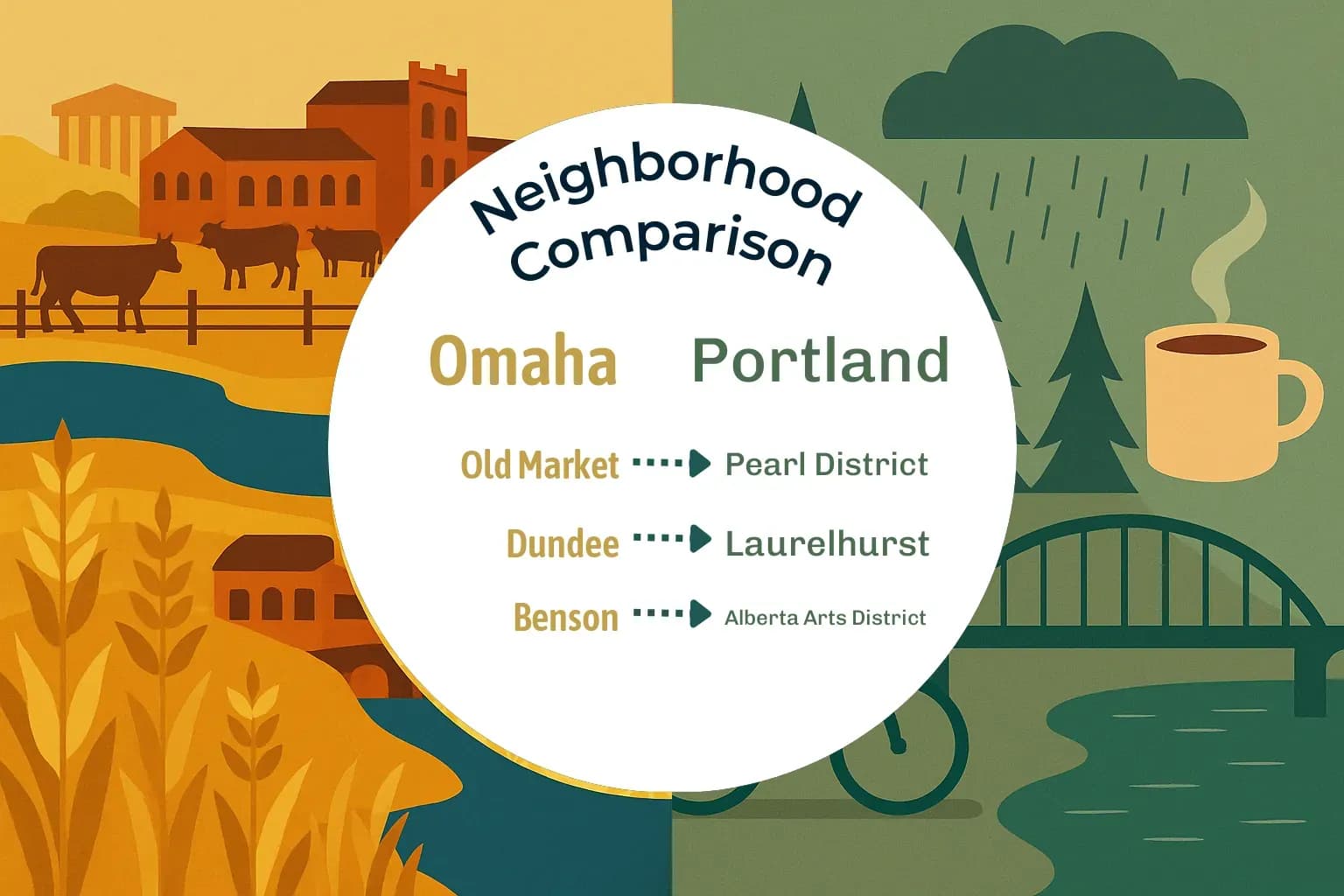 Omaha vs Portland Neighborhood Comparison