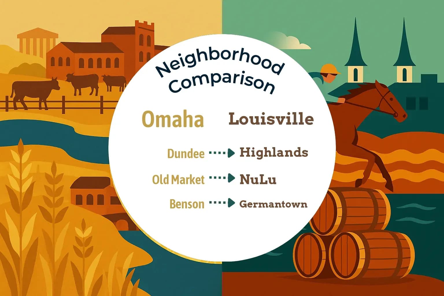 Omaha vs Louisville Neighborhood Comparison