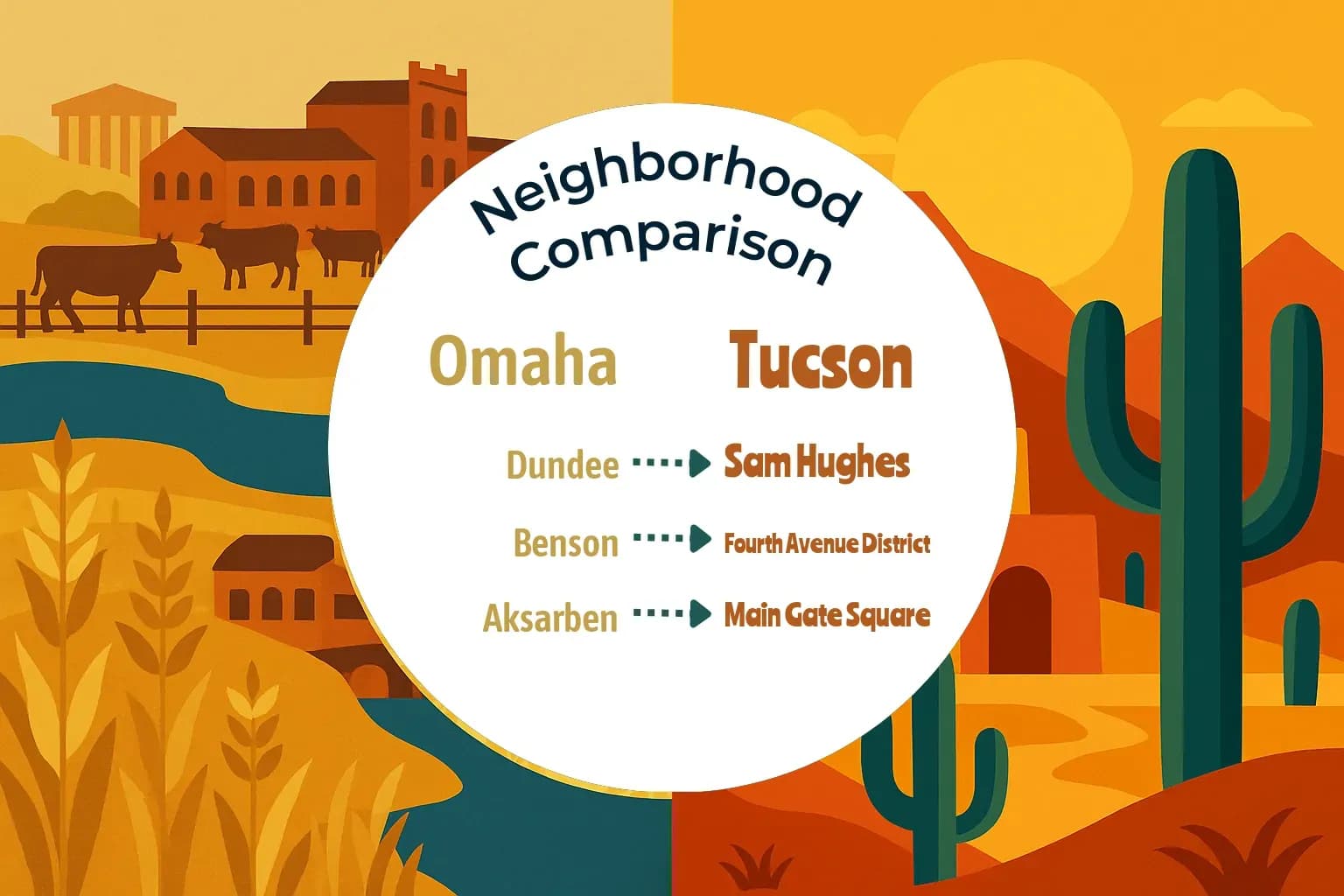 Omaha vs Tucson Neighborhood Comparison