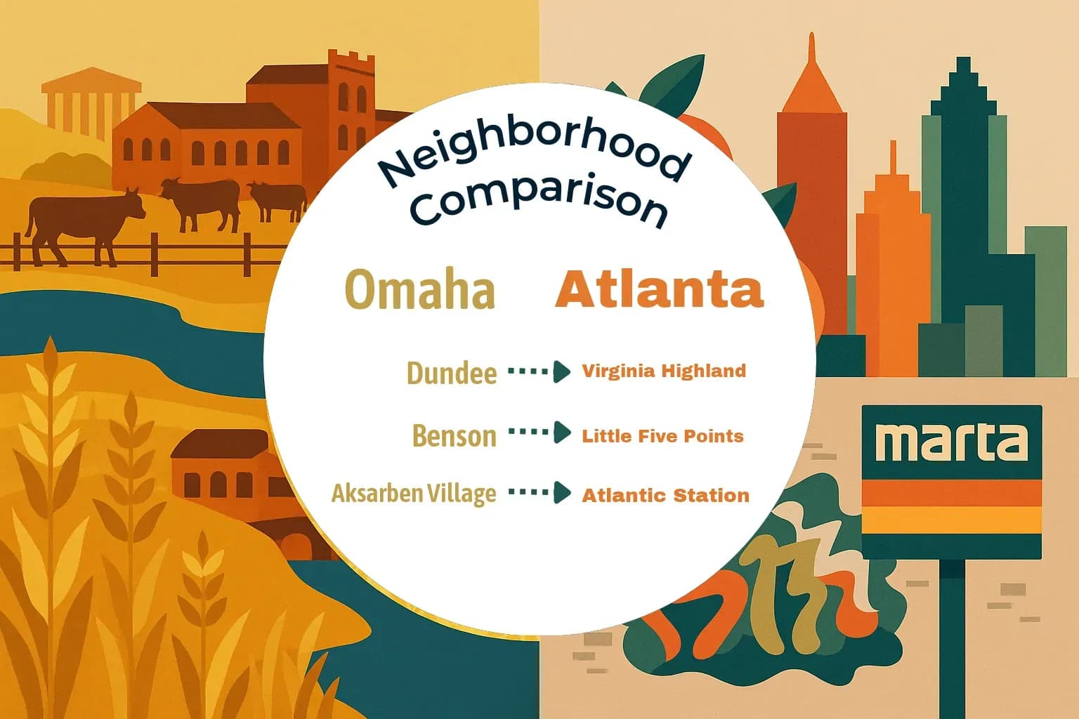 Omaha vs Atlanta Neighborhood Comparison