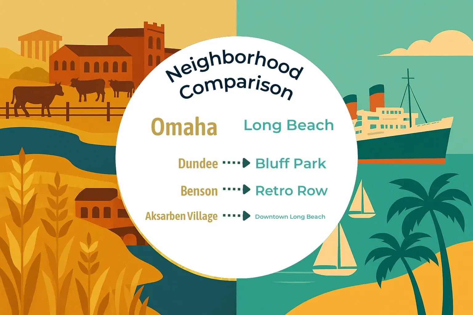 Omaha vs Long Beach Neighborhood Comparison