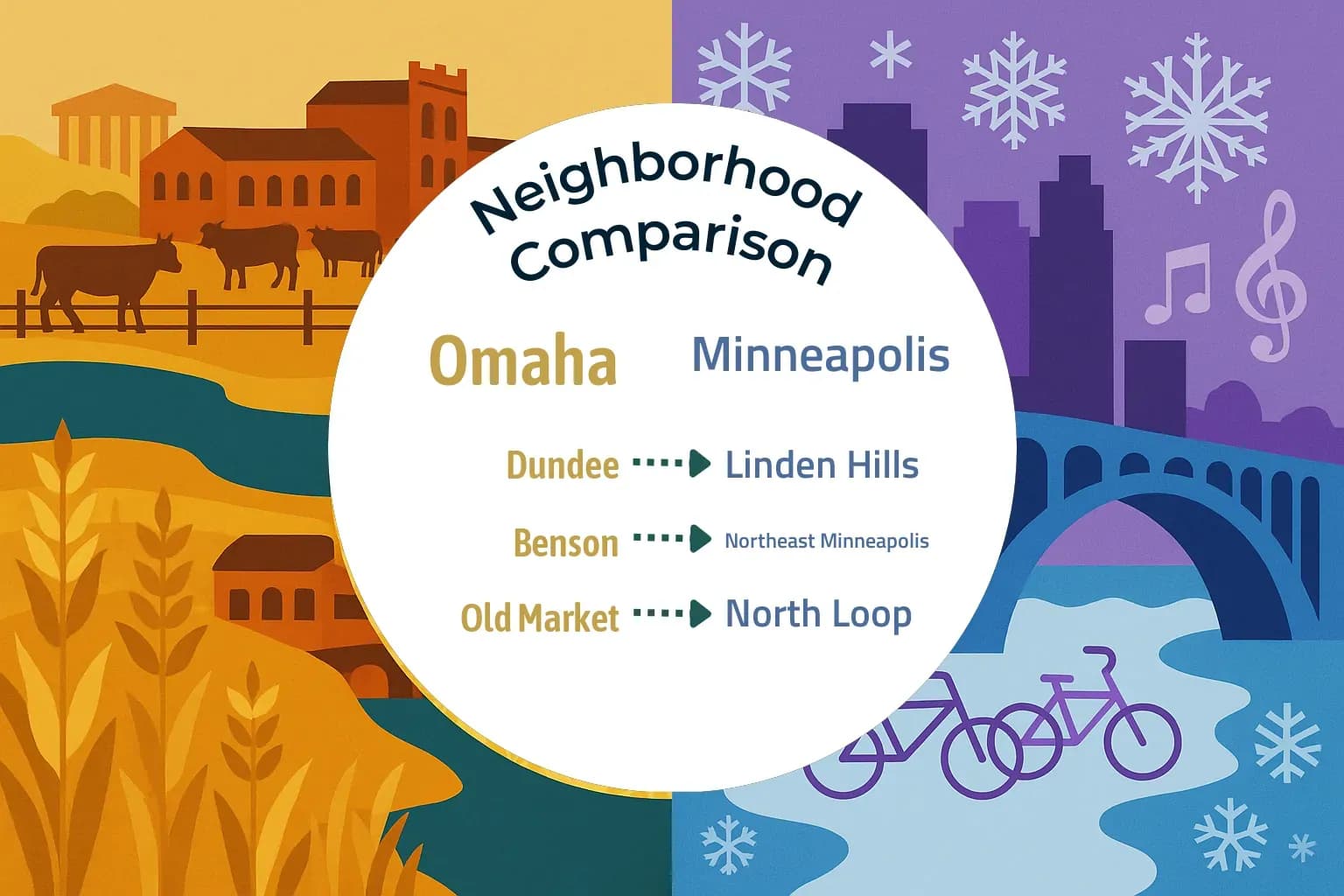 Omaha vs Minneapolis Neighborhood Comparison