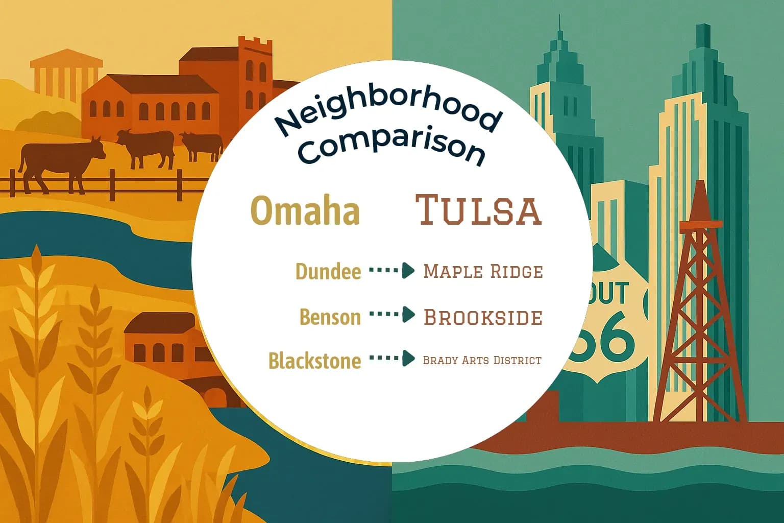 Omaha vs Tulsa Neighborhood Comparison