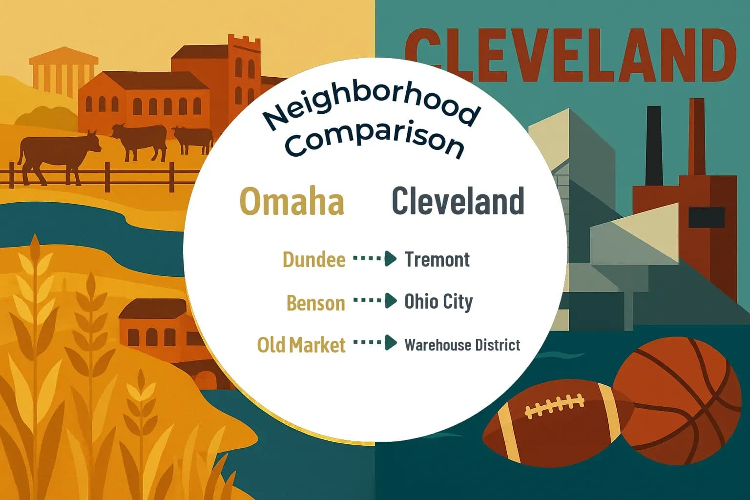 Omaha vs Cleveland Neighborhood Comparison