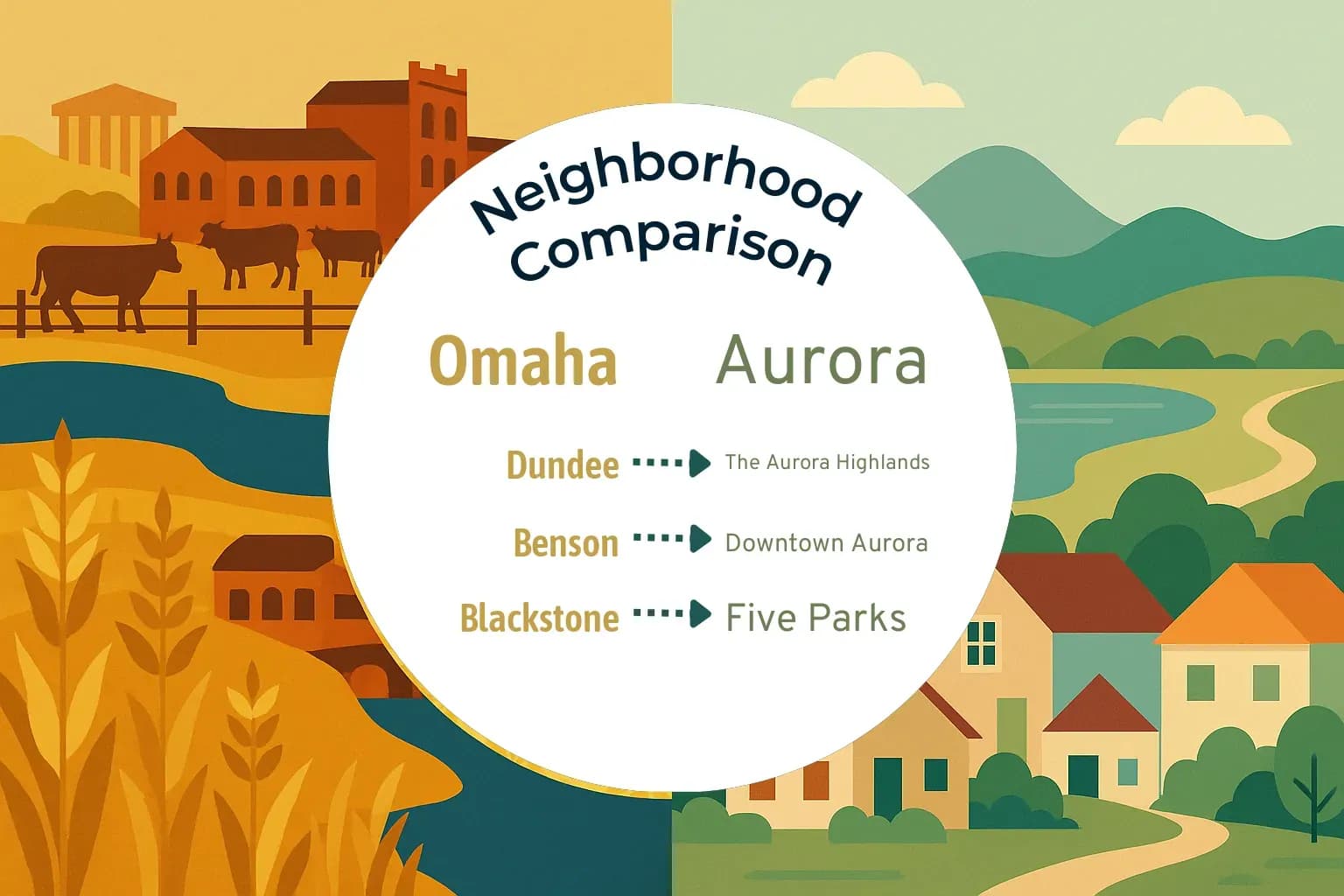 Omaha vs Aurora Neighborhood Comparison
