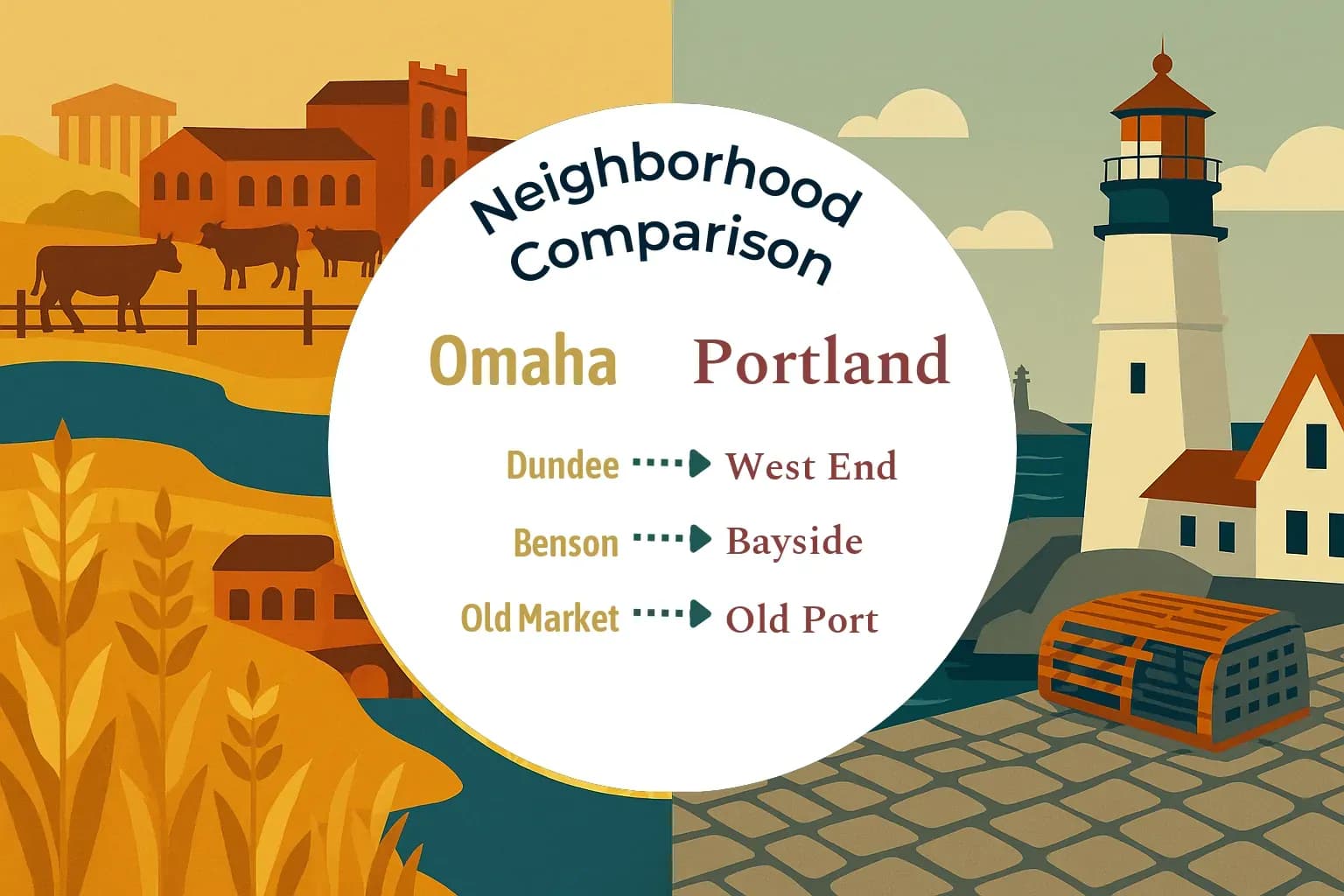 Omaha vs Portland Neighborhood Comparison