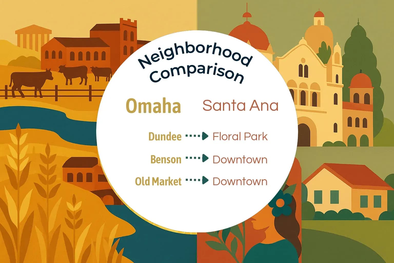Omaha vs Santa Ana Neighborhood Comparison