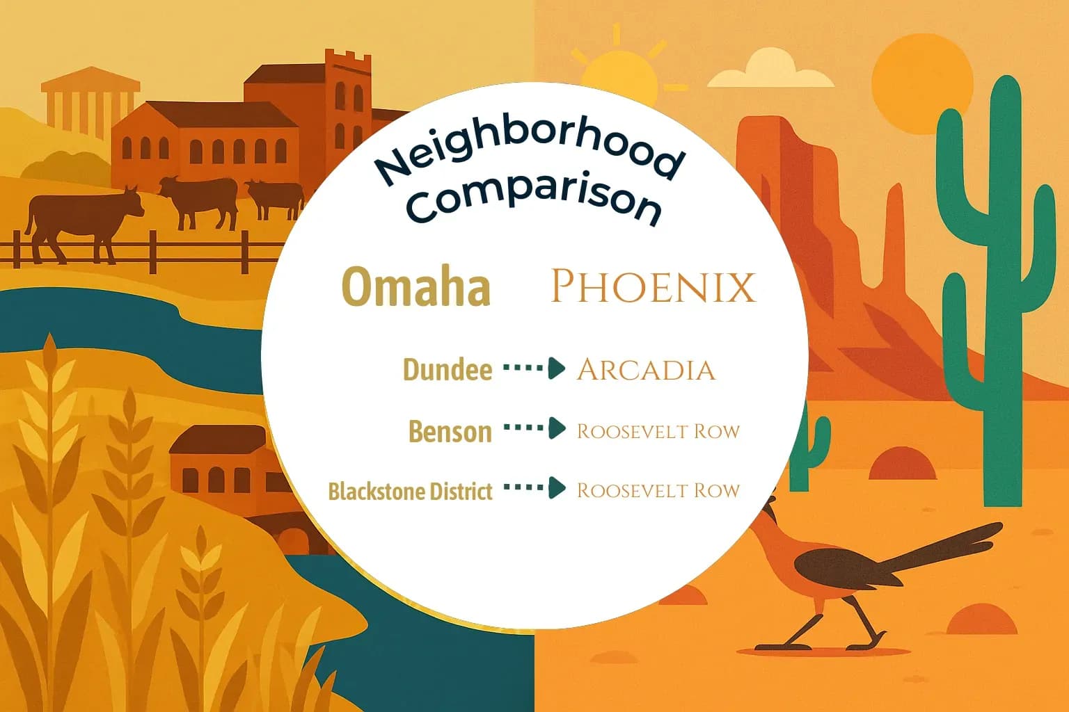Omaha vs Phoenix Neighborhood Comparison