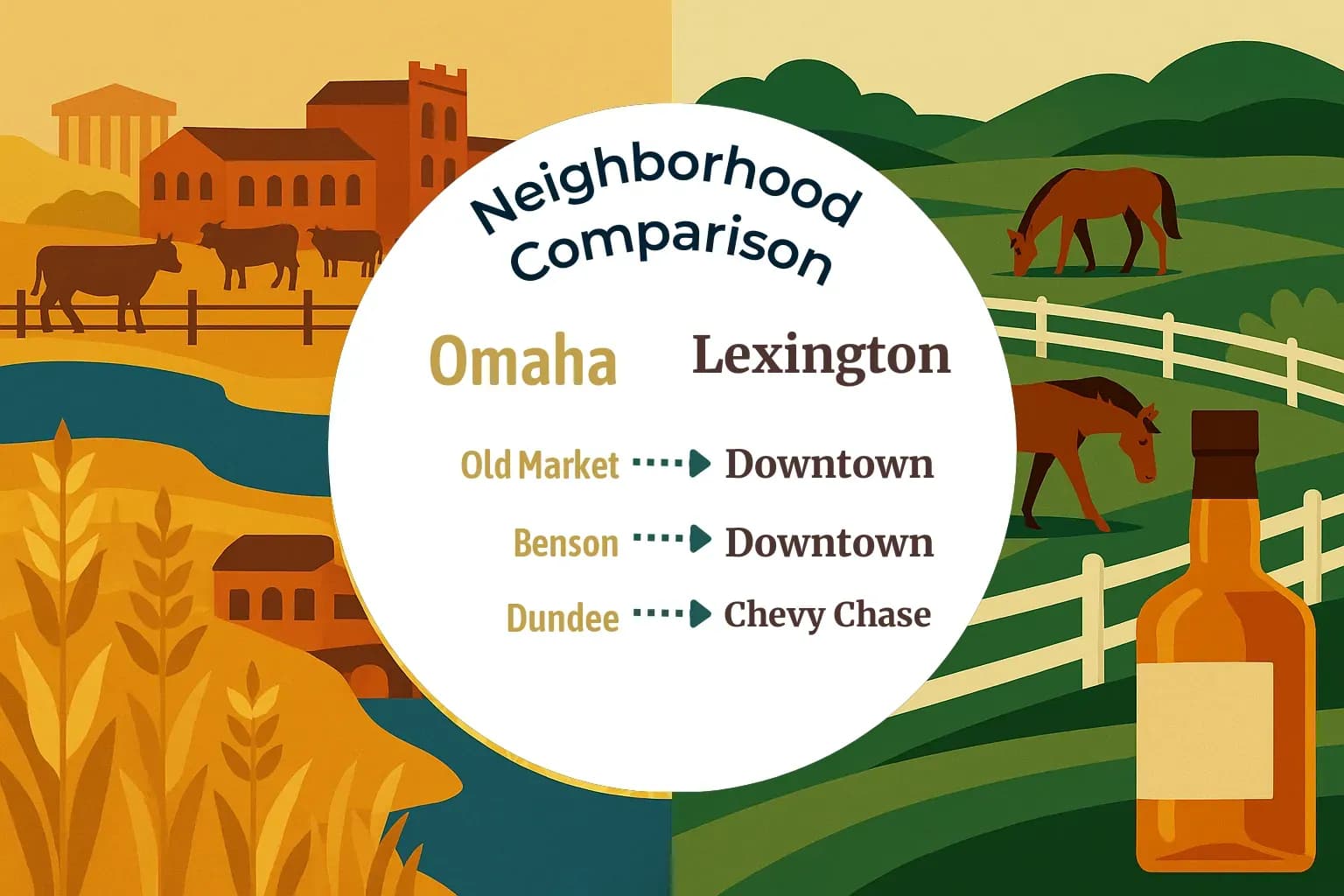 Omaha vs Lexington Neighborhood Comparison