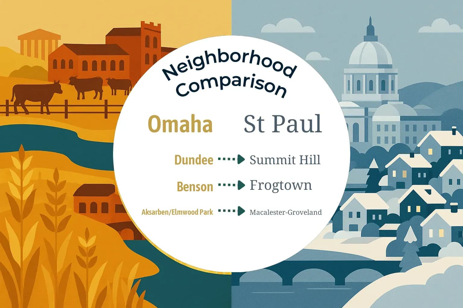 Omaha vs St. Paul Neighborhood Comparison