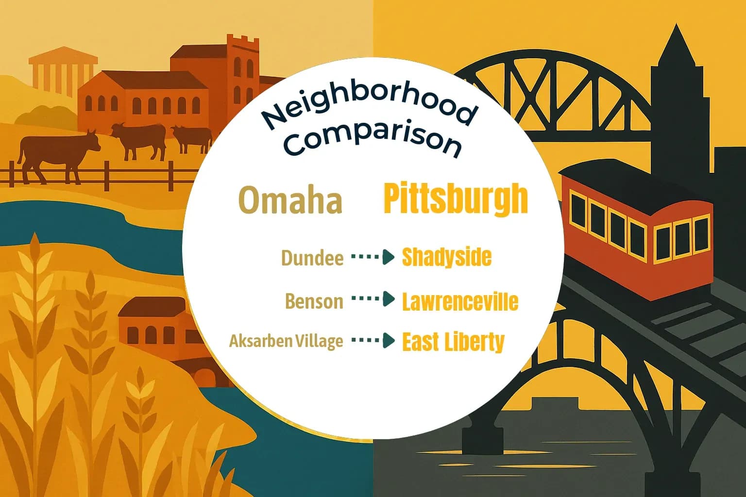 Omaha vs Pittsburgh Neighborhood Comparison