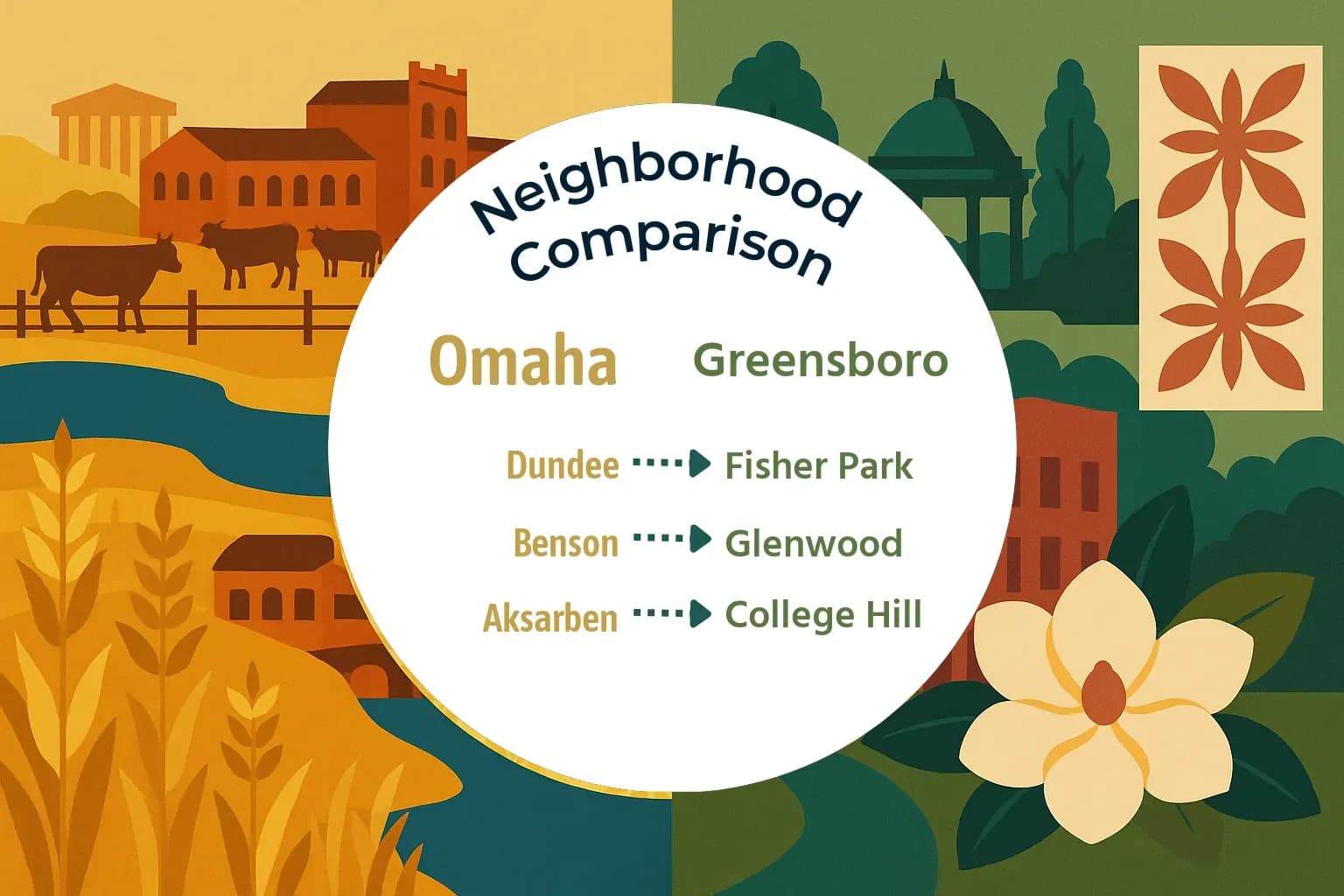 Omaha vs Greensboro Neighborhood Comparison