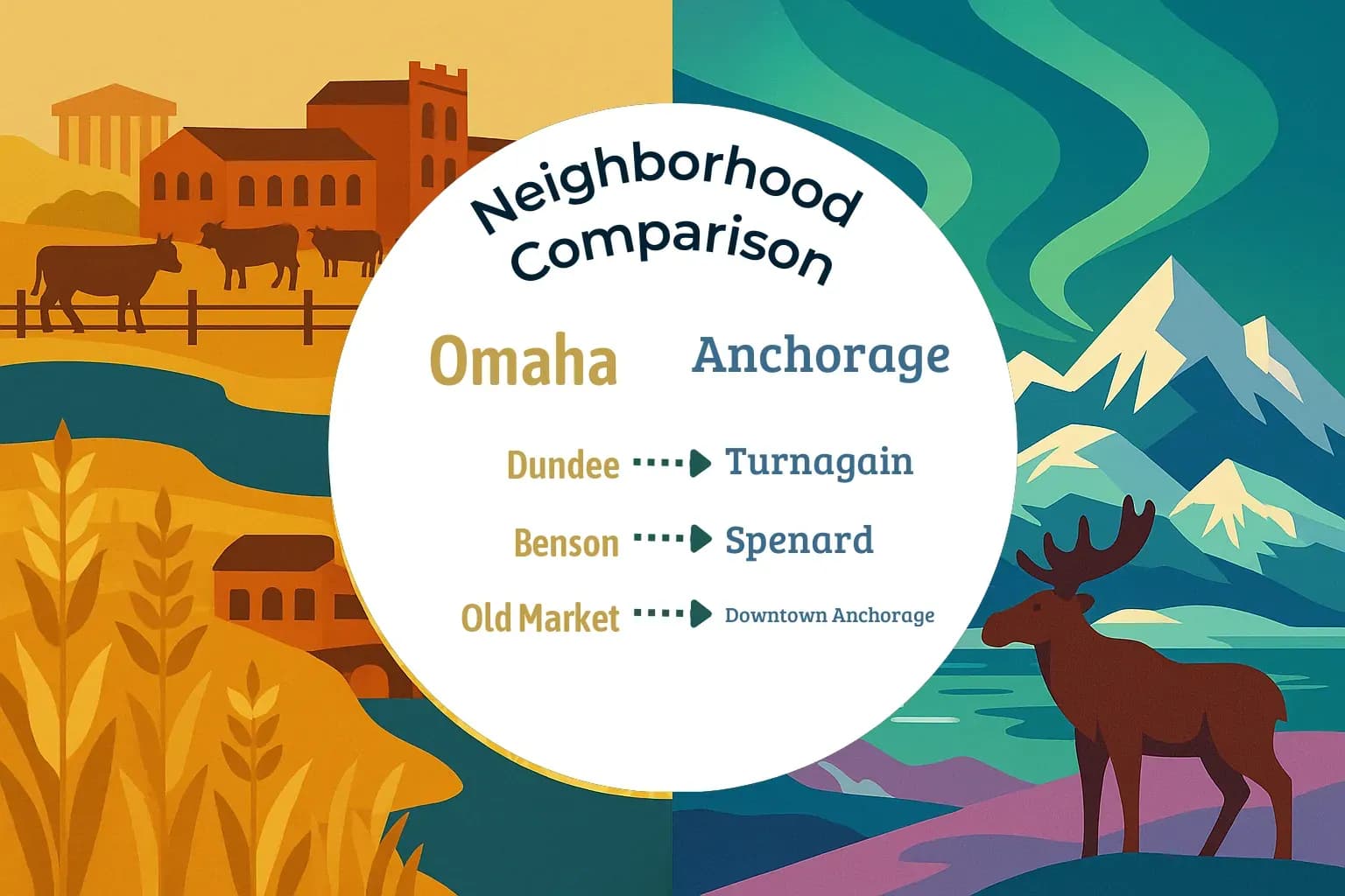Omaha vs Anchorage Neighborhood Comparison