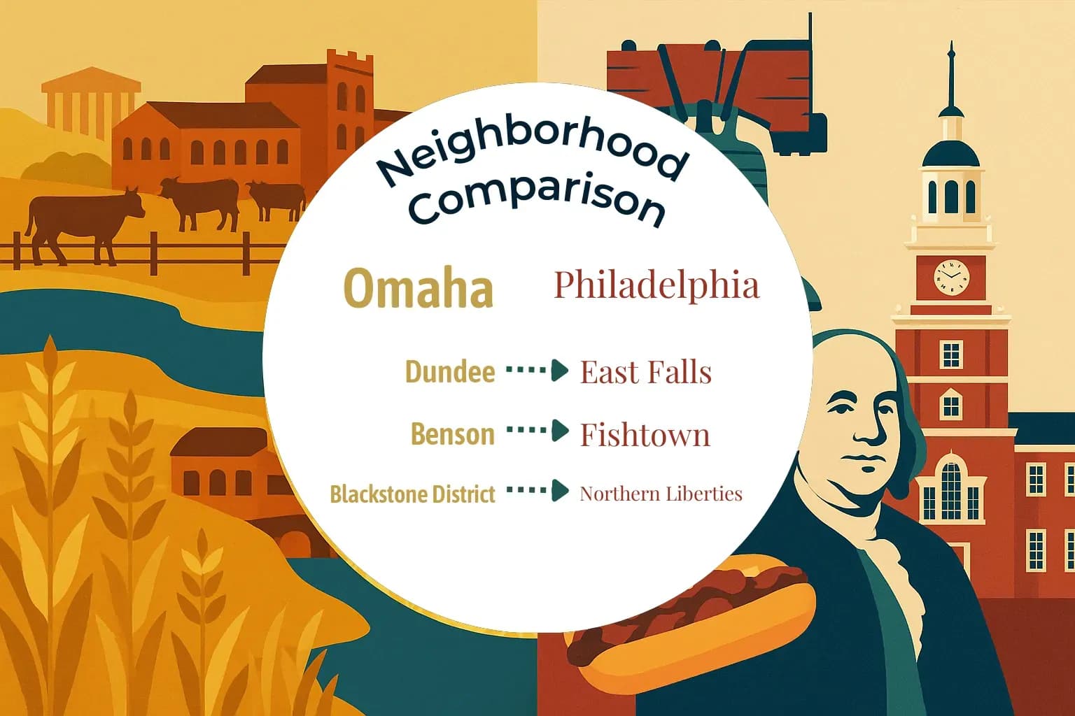 Omaha vs Philadelphia Neighborhood Comparison