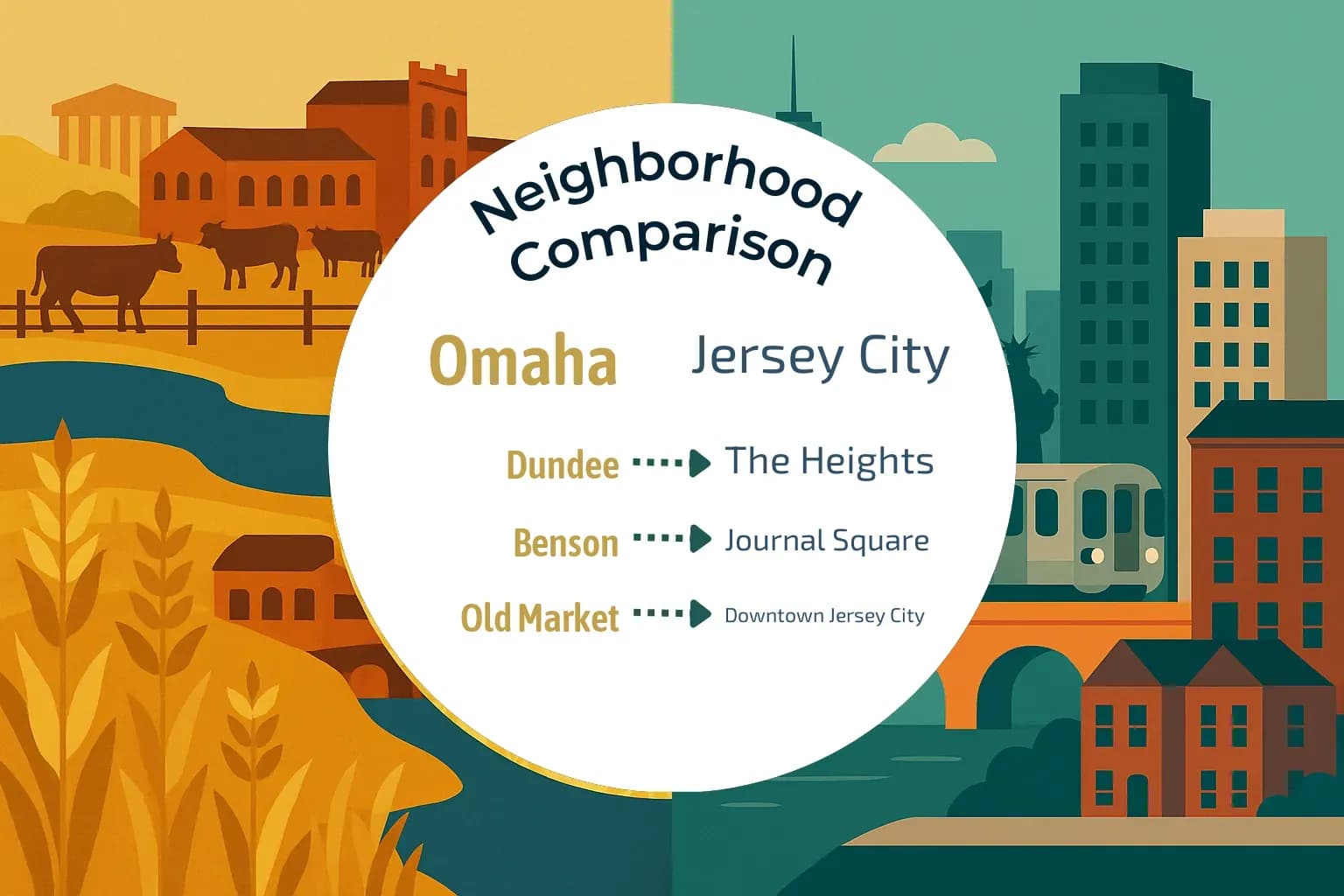 Omaha vs Jersey City Neighborhood Comparison