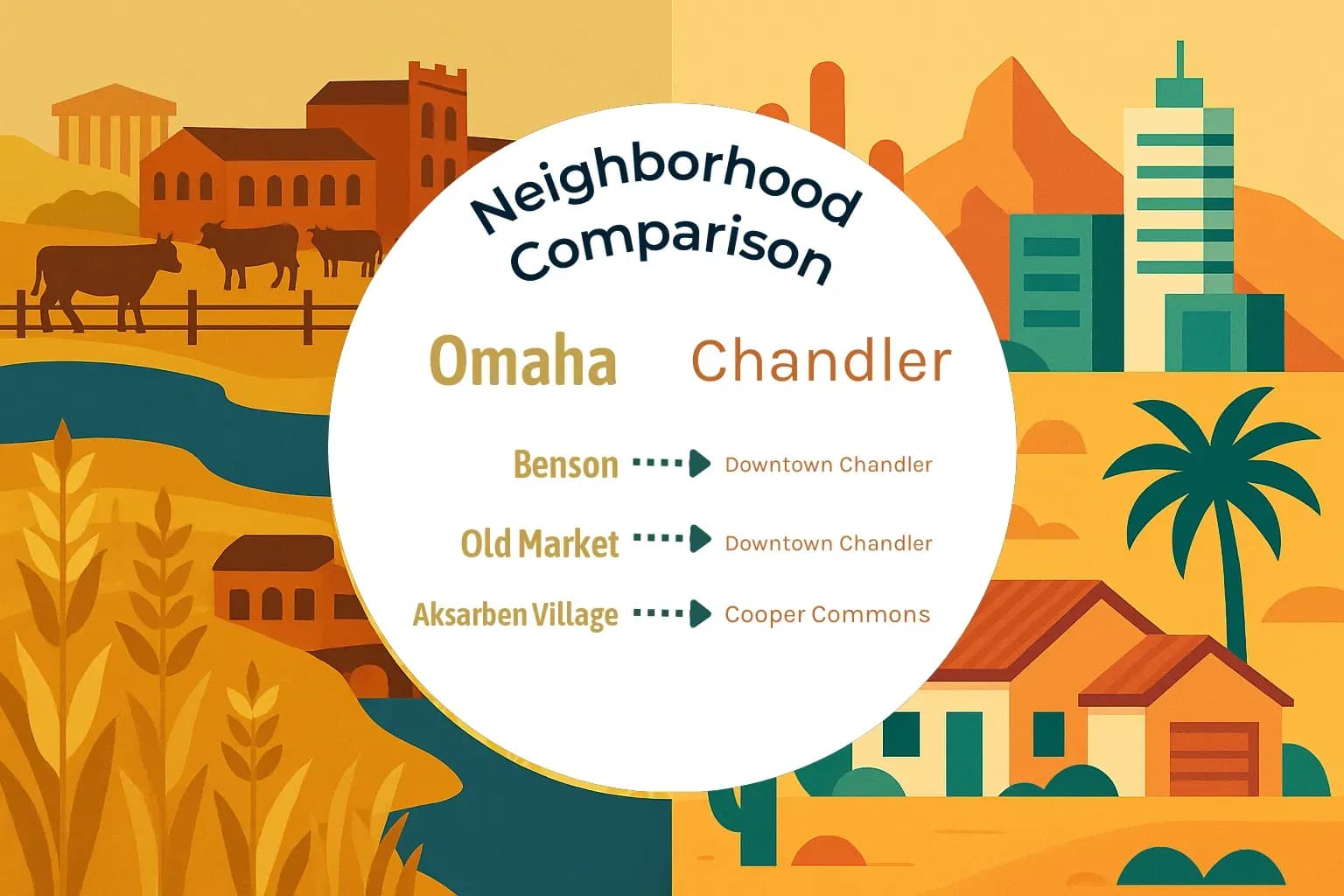Omaha vs Chandler Neighborhood Comparison