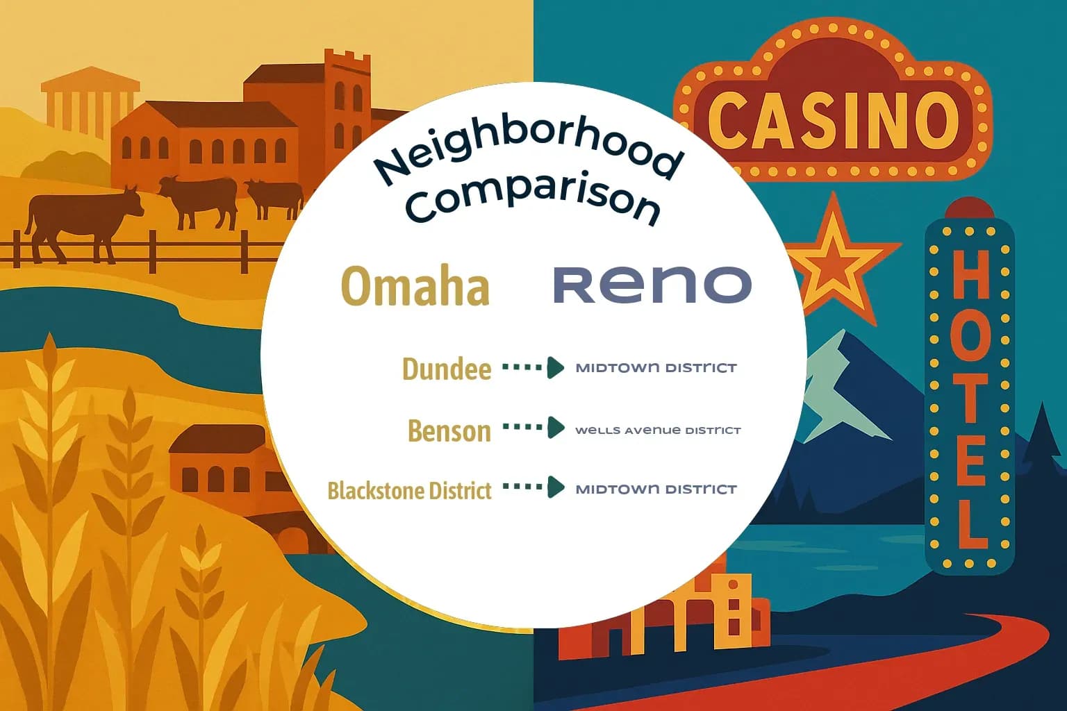 Omaha vs Reno Neighborhood Comparison