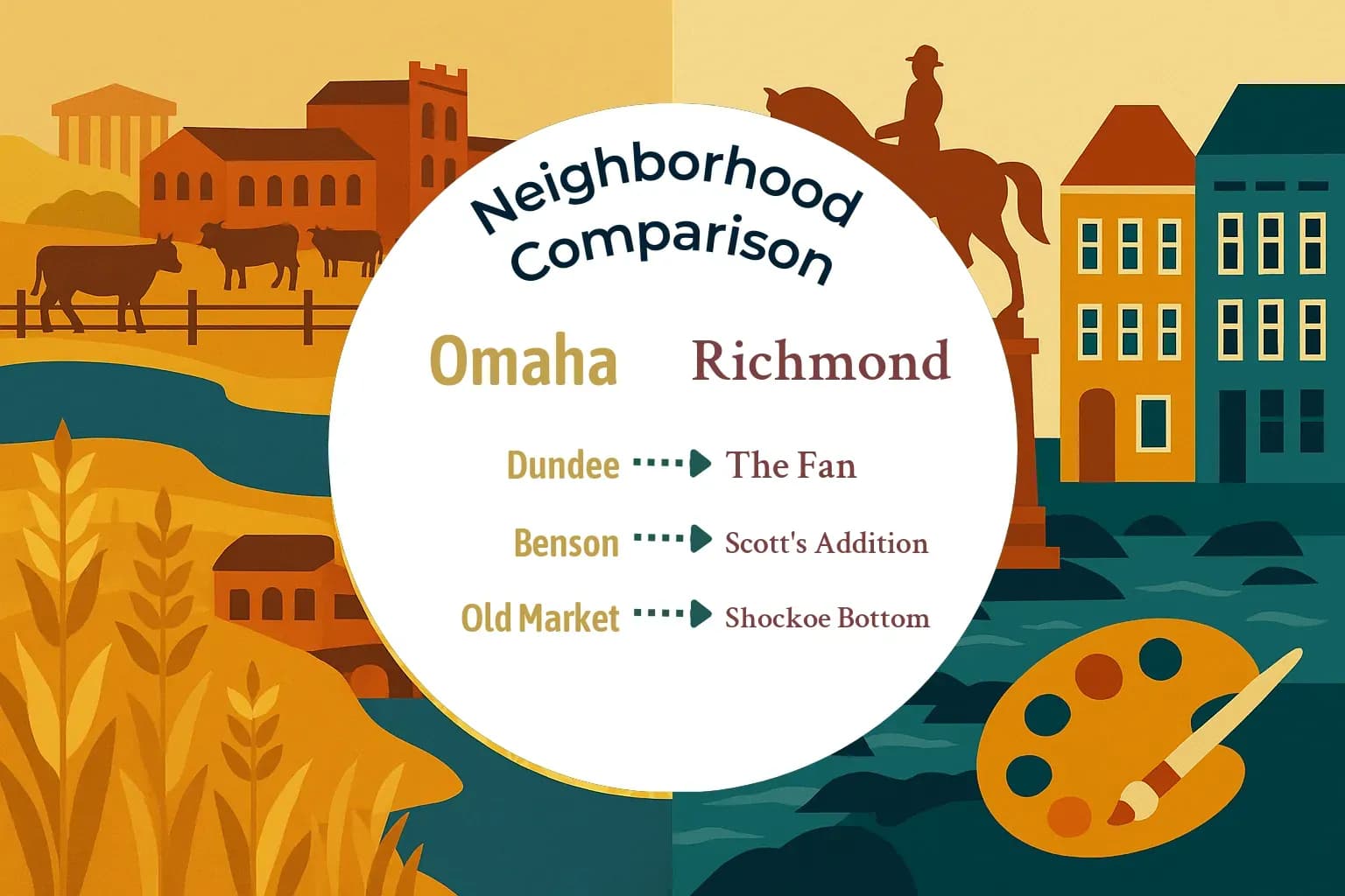 Omaha vs Richmond Neighborhood Comparison