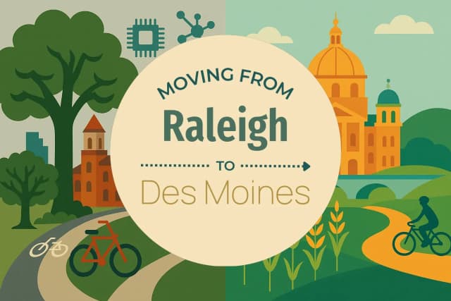 Moving from Raleigh to Des Moines