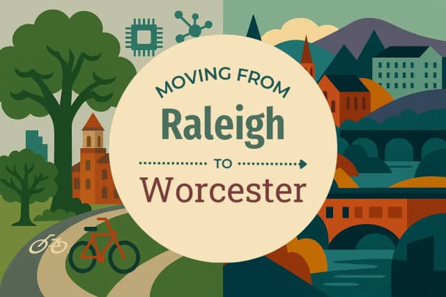 Moving from Raleigh to Worcester