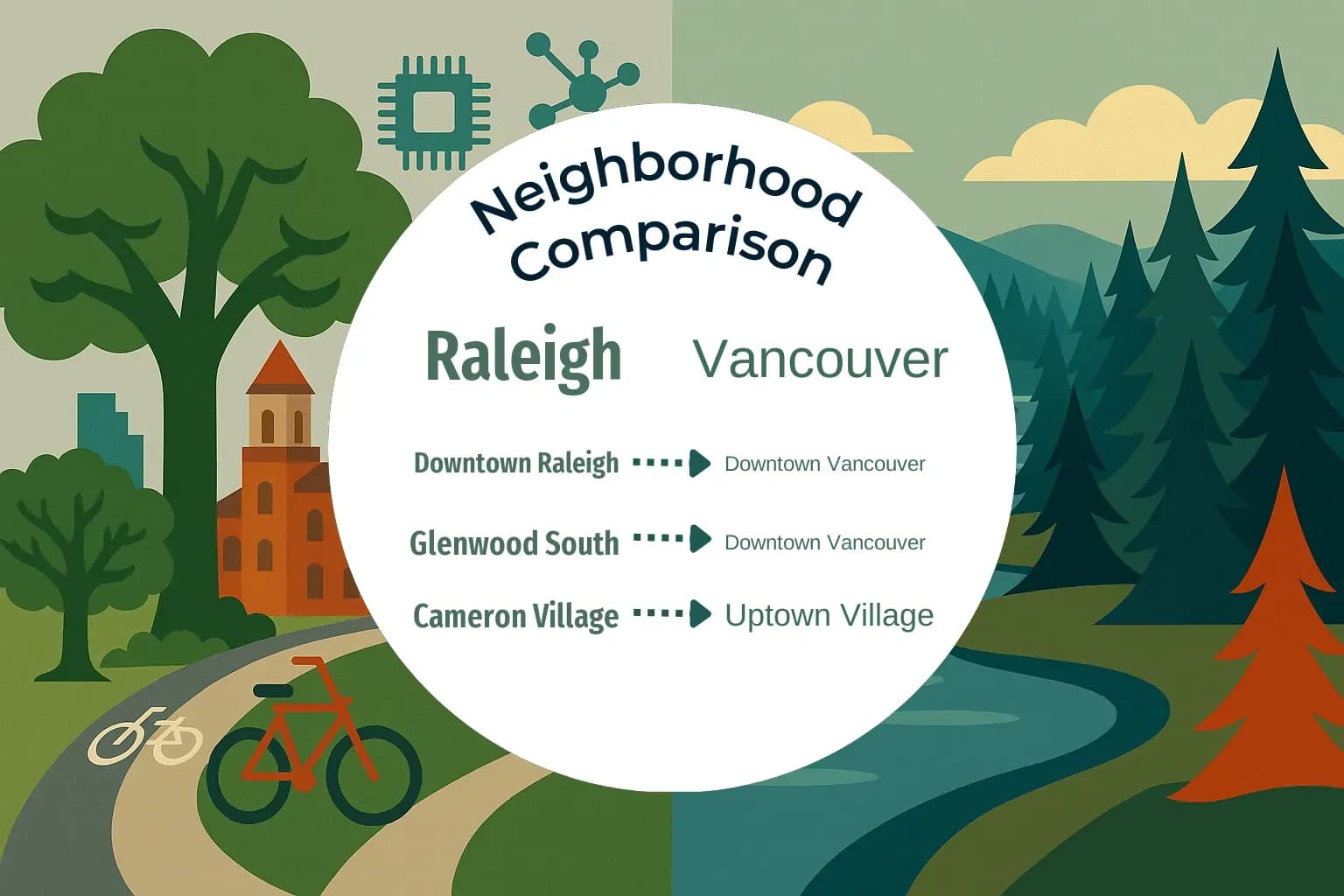 Raleigh vs Vancouver Neighborhood Comparison