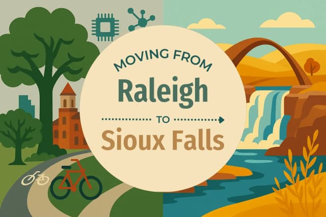 Moving from Raleigh to Sioux Falls