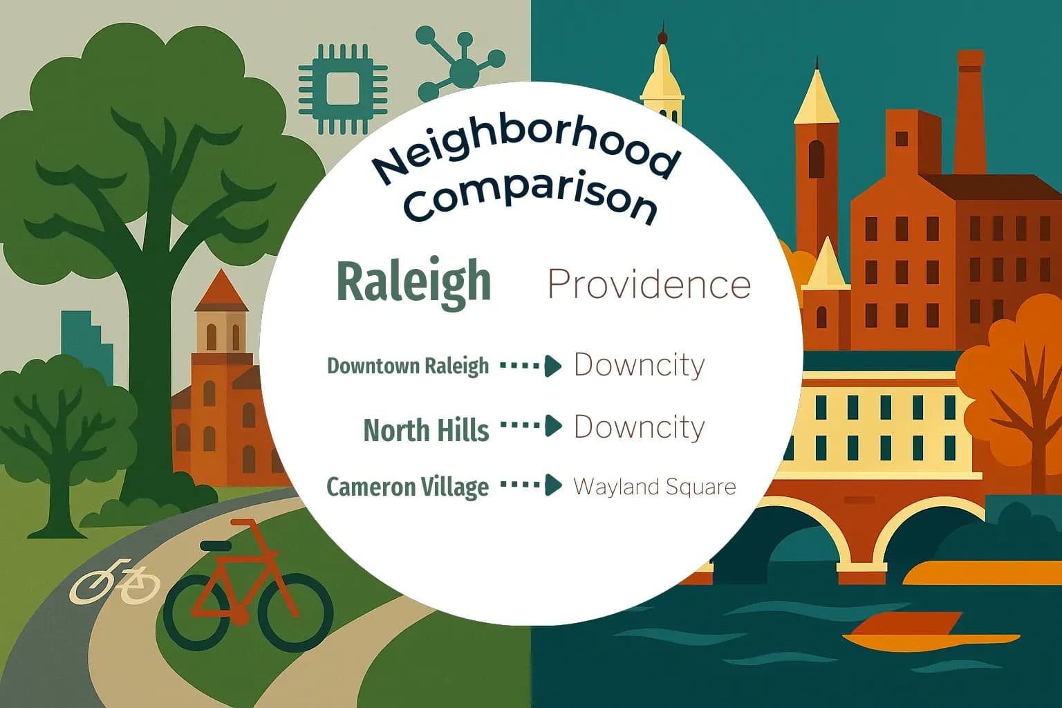 Raleigh vs Providence Neighborhood Comparison