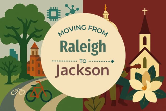 Moving from Raleigh to Jackson