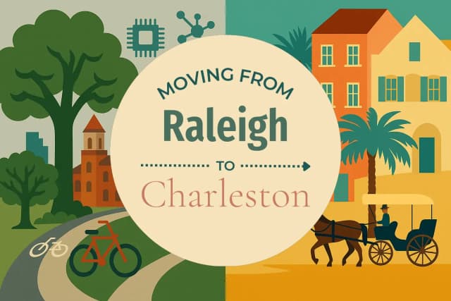 Moving from Raleigh to Charleston