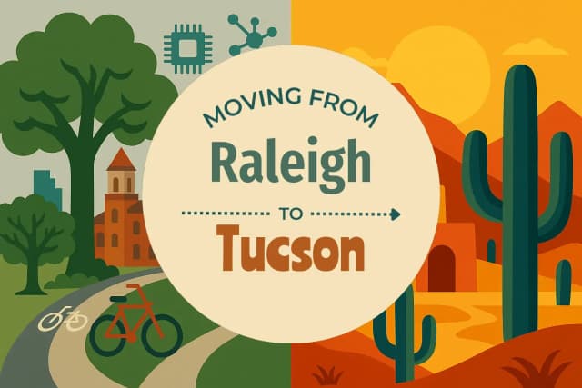 Moving from Raleigh to Tucson