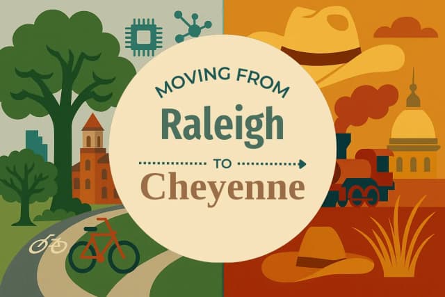 Moving from Raleigh to Cheyenne