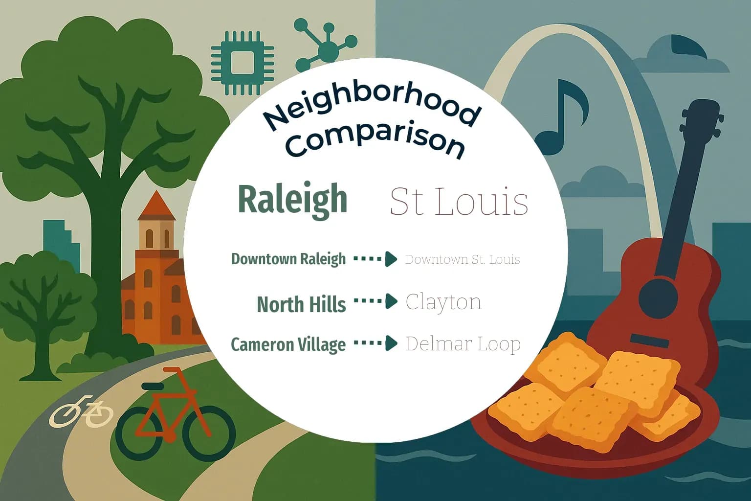 Raleigh vs St. Louis Neighborhood Comparison