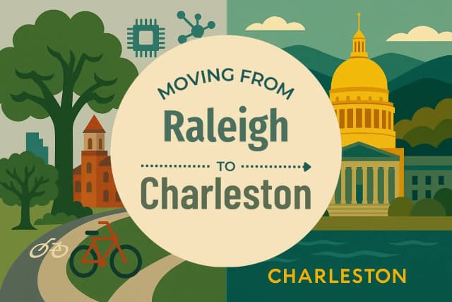 Moving from Raleigh to Charleston