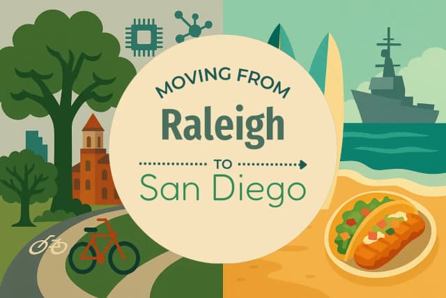Moving from Raleigh to San Diego