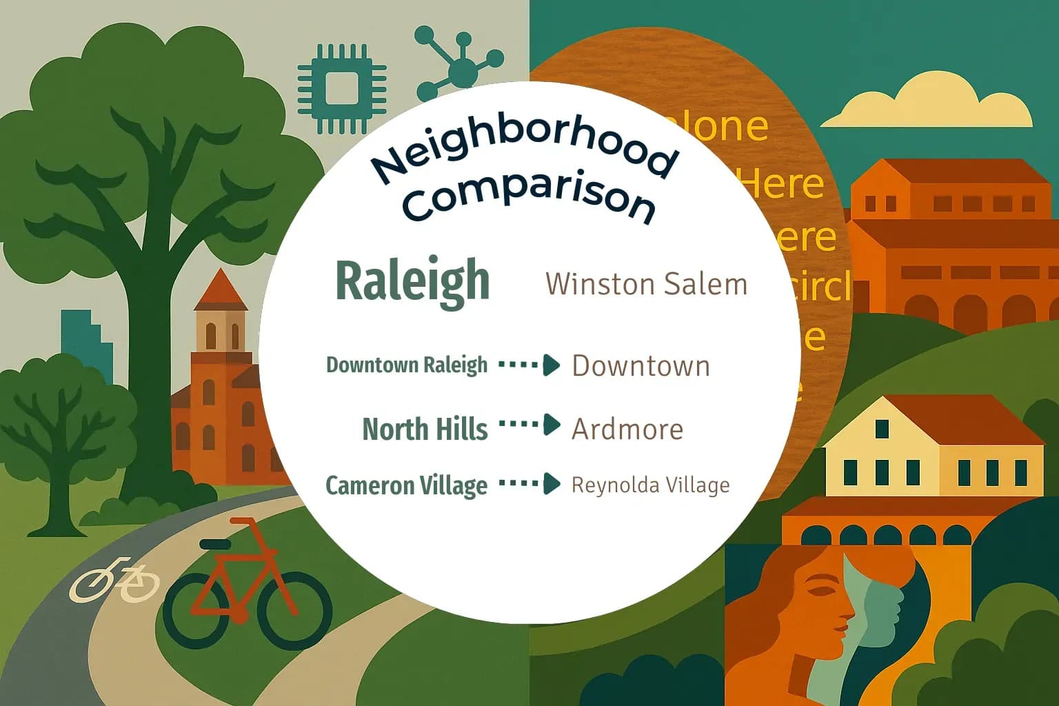 Raleigh vs Winston Salem Neighborhood Comparison