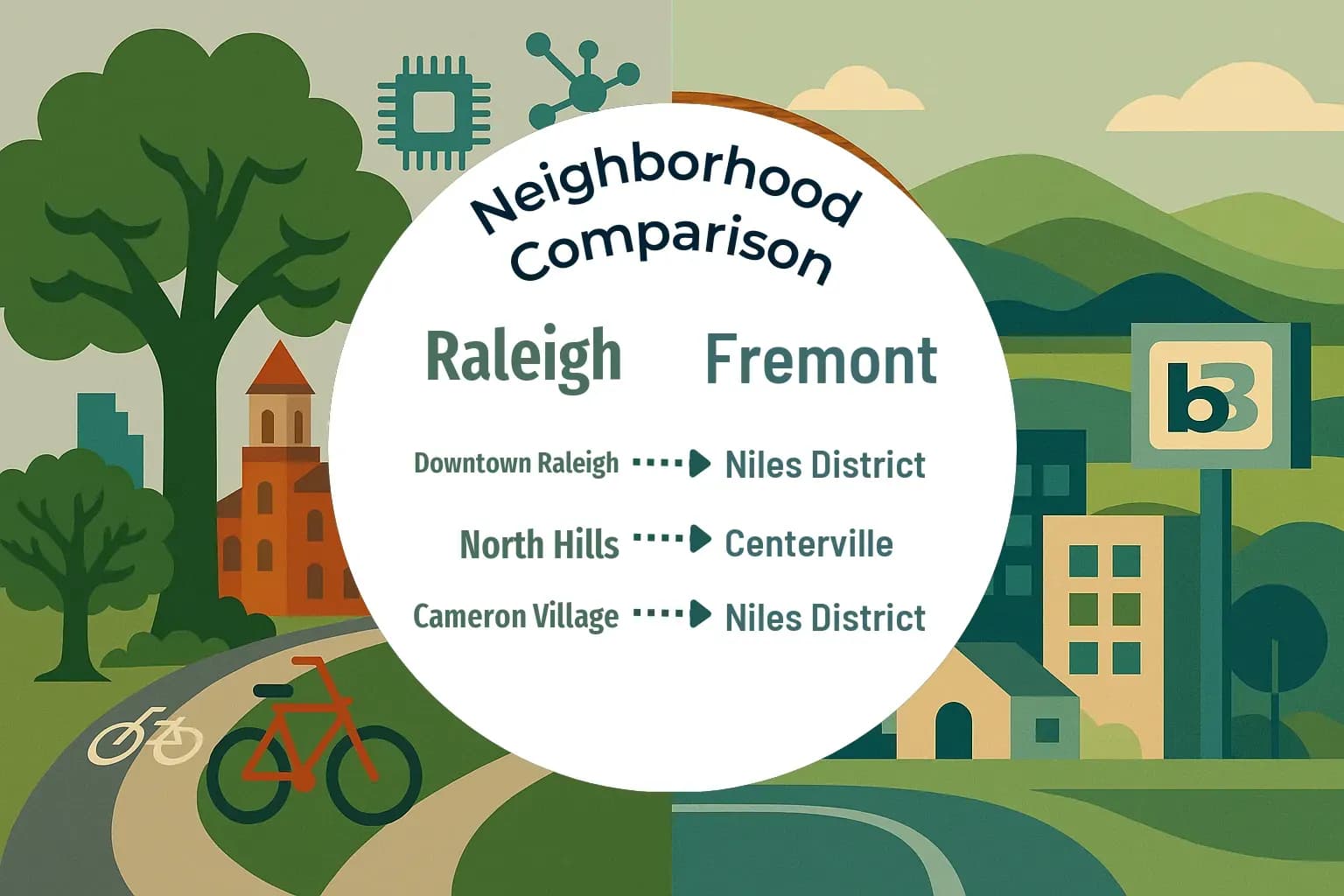 Raleigh vs Fremont Neighborhood Comparison