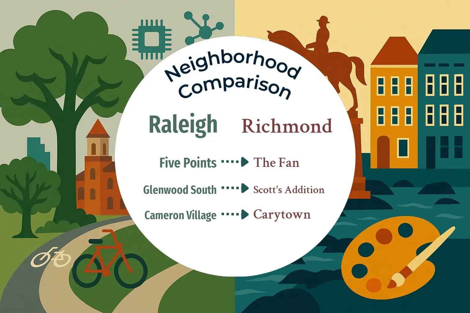 Raleigh vs Richmond Neighborhood Comparison