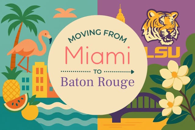 Moving from Miami to Baton Rouge