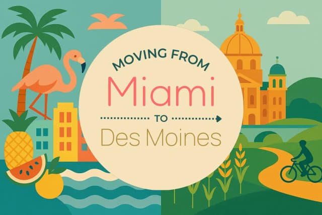 Moving from Miami to Des Moines