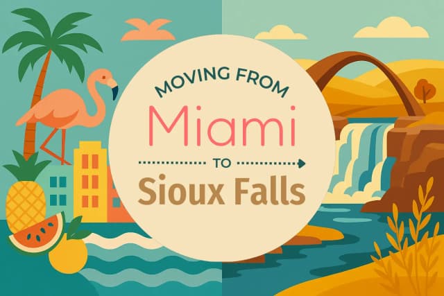 Moving from Miami to Sioux Falls